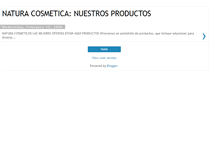 Tablet Screenshot of productosnatura.blogspot.com