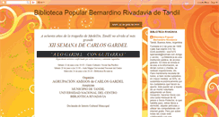 Desktop Screenshot of bibliotecarivadaviatandil.blogspot.com