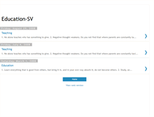 Tablet Screenshot of educationsv.blogspot.com