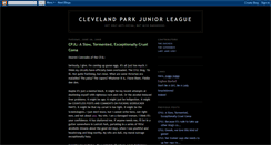 Desktop Screenshot of clevelandparkjuniorleague.blogspot.com