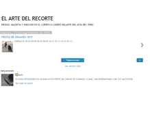 Tablet Screenshot of elartedelrecorte.blogspot.com