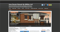 Desktop Screenshot of desainrumah-murah.blogspot.com