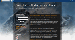 Desktop Screenshot of dauerhaftes-einkommen-aufbauen.blogspot.com