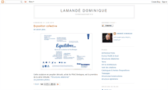 Desktop Screenshot of lamandedominique.blogspot.com