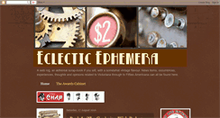 Desktop Screenshot of eclecticephemera.blogspot.com