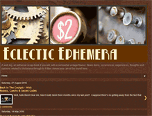 Tablet Screenshot of eclecticephemera.blogspot.com