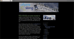 Desktop Screenshot of offpisteskiing.blogspot.com