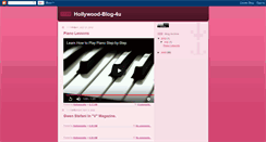 Desktop Screenshot of hollywood-blog-4u.blogspot.com