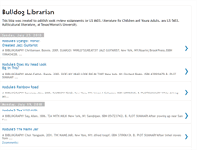 Tablet Screenshot of bulldoglibrary.blogspot.com