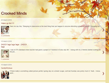 Tablet Screenshot of crooked-minds.blogspot.com