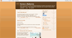 Desktop Screenshot of coresesaboresmadeira.blogspot.com