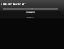 Tablet Screenshot of labohemdunham.blogspot.com