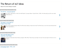 Tablet Screenshot of elf-ideas.blogspot.com