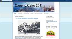 Desktop Screenshot of capetocairo2011.blogspot.com