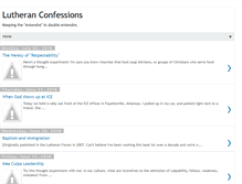 Tablet Screenshot of lutheranconfessions.blogspot.com