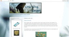 Desktop Screenshot of littlewinggarden.blogspot.com