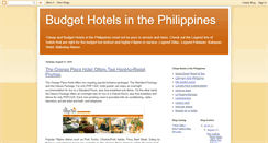 Desktop Screenshot of cheapphilippinehotels.blogspot.com