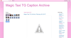 Desktop Screenshot of magictaxi.blogspot.com