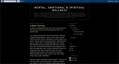 Desktop Screenshot of mentalemotionalwellness.blogspot.com