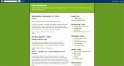 Desktop Screenshot of greglifesentence.blogspot.com