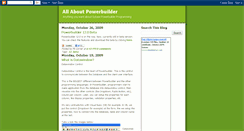 Desktop Screenshot of allaboutpowerbuilder.blogspot.com