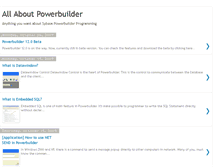 Tablet Screenshot of allaboutpowerbuilder.blogspot.com