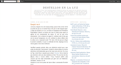 Desktop Screenshot of destellosenlaluz.blogspot.com