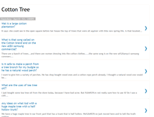 Tablet Screenshot of cotton-tree.blogspot.com