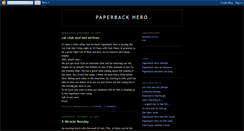 Desktop Screenshot of paperbackhero.blogspot.com