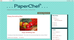 Desktop Screenshot of paperchef79.blogspot.com