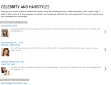 Tablet Screenshot of celebrityadnhairstyles.blogspot.com