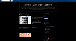 Desktop Screenshot of cadimiyimneyim.blogspot.com