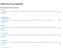 Tablet Screenshot of medicineencyclopedia.blogspot.com