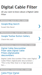 Mobile Screenshot of digitalcablefilter.blogspot.com