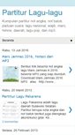 Mobile Screenshot of partiturlagu-lagu.blogspot.com