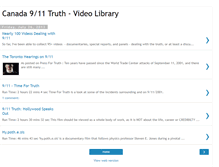 Tablet Screenshot of canadawantsthetruth911videos.blogspot.com