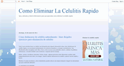 Desktop Screenshot of comoeliminarlacelulitisrapido.blogspot.com