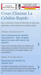 Mobile Screenshot of comoeliminarlacelulitisrapido.blogspot.com