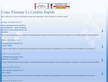 Tablet Screenshot of comoeliminarlacelulitisrapido.blogspot.com