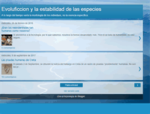 Tablet Screenshot of evoluficcion.blogspot.com