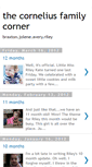 Mobile Screenshot of corneliusfamilycorner.blogspot.com