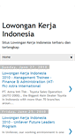 Mobile Screenshot of indonesian-jobvacancy-site.blogspot.com
