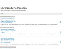 Tablet Screenshot of indonesian-jobvacancy-site.blogspot.com