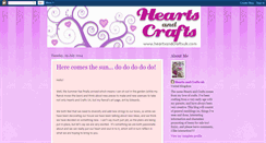 Desktop Screenshot of heartsandcraftsuk.blogspot.com