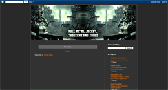 Desktop Screenshot of fullmetaljackettrousersandshoes.blogspot.com