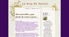 Desktop Screenshot of blogdenounie.blogspot.com