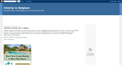 Desktop Screenshot of citytrip-belgium.blogspot.com