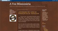Desktop Screenshot of missionariorosenildomaciel.blogspot.com