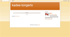 Desktop Screenshot of kadee-tongerlo.blogspot.com