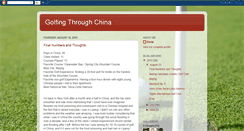 Desktop Screenshot of golfingthroughchina.blogspot.com